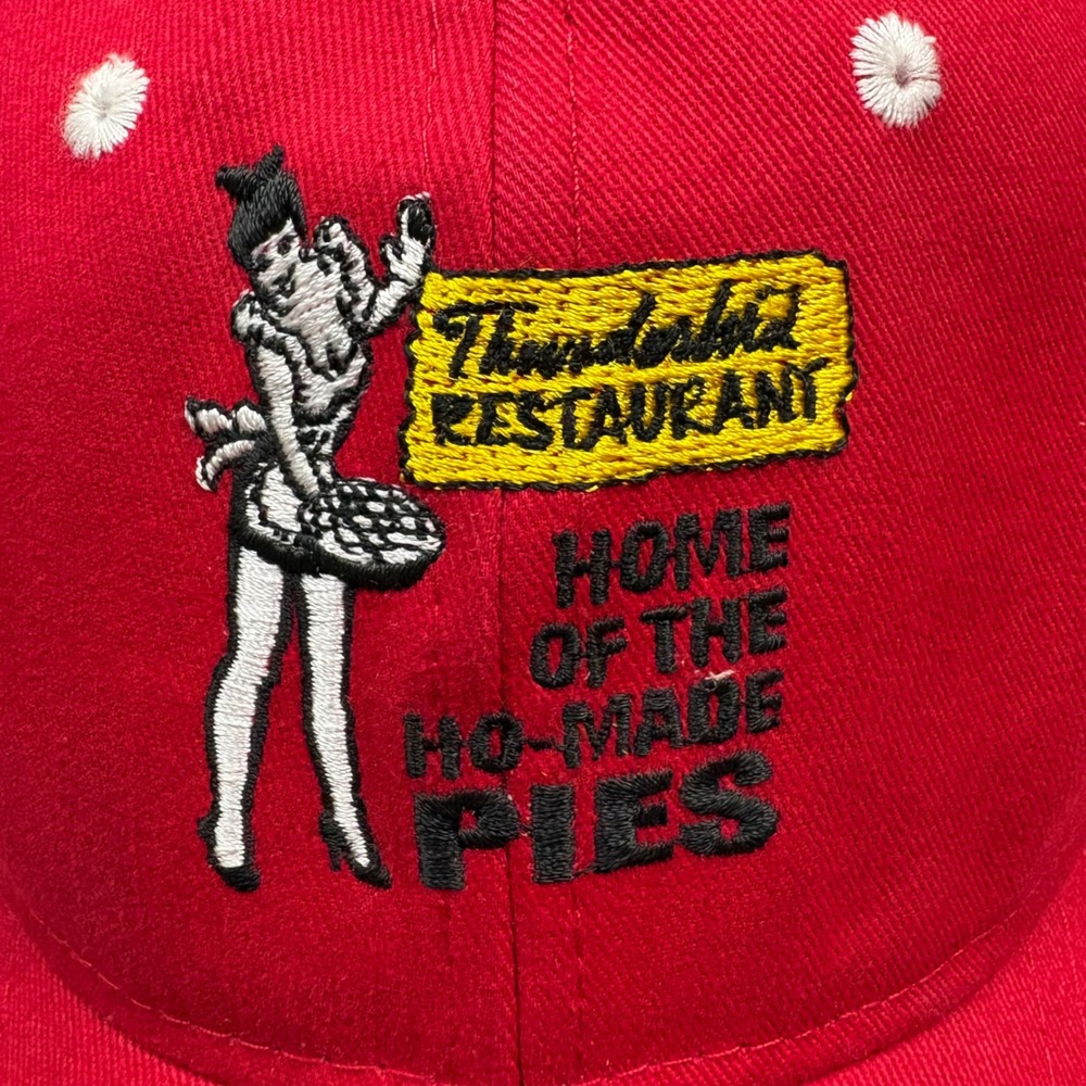 Thunderbird Restaurant Ho-Made Pies UTAH Embroidered Ball Cap NEW Mt Carmel UT